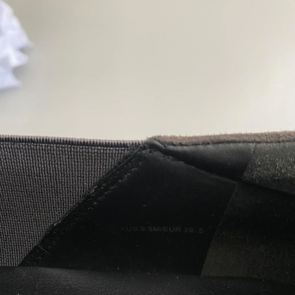 Vince Warren Platform Sneaker Suede Gray 9.5 sneakers‎